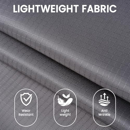 BAGAIL 6 Set Ultralight Compression Packing Cubes Packing Organizer for Travel Accessories Luggage Suitcase Backpack - color: DarkGrey70D, style: Mesh Pattern