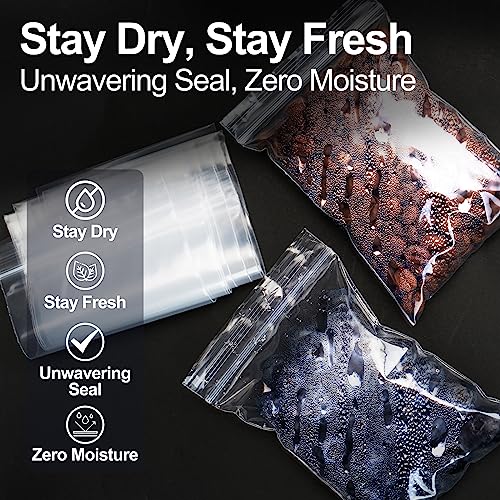 AGBOLO 1200Pcs Small Plastic Bag for Jewelry, 3x4'' Small Zip Bag Baggies Resealable, 2 Mil(2 Layer) Durable Small Zip Bag for Pill and Business - Clear - color: 3" x 4"