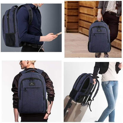 MATEIN Laptop Backpack, Slim Travel Backpack with Laptop Compartment for Men Women, College Student Daypack Teenager Gift Computer Bag Daily Bagpack fits 15.6 Inch Notebook, Blue - color: Blue, size: 15.6 Inch