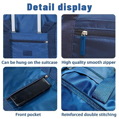 Travel Duffel Bag 24 PCS Foldable Travel Bag Carry on Luggage Bag Waterproof Tote Sports Gym Bag Lightweight Large Weekender Overnight Bag for Women and Men (24 PCS) - color: 24 PCS