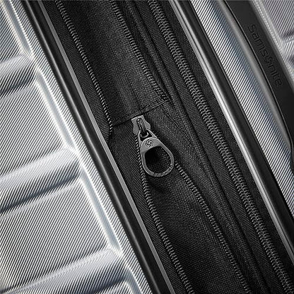 Samsonite Omni 2 Pro Hardside Expandable Luggage with Spinner Wheels, PRO 2PC SET (CO/M), Arctic Silver - color: Arctic Silver, size: 2-Piece Set (Carry-on PRO/Medium)