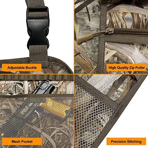 MYDAYS 2 Pack Seat Back Gun Rack, Camo Front Seat Gun Organizer with Bullet Pocket Vehicle Gun Holder for Hunting Rifles/Shotguns - color: Camo5
