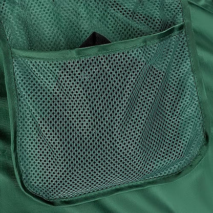 4 Pcs Mesh Popup Laundry Hamper, Opening Laundry Basket,Popup Laundry Basket with Durable Handles,Foldable Pop-up Mesh Hamper Dirty Clothes Basket for Clothes & Laundry-Home Organization - color: Green