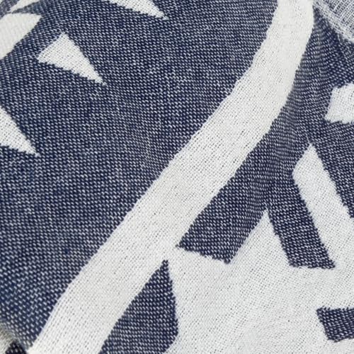 Bersuse 100% Cotton Cozumel Turkish Towel Beach Towel Bath Towel Dual Layer Peshtemal Beach Blanket Beach Essentials - 39x71 Inches, Dark Blue - color: Dark Blue3
