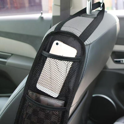 Car Seat Organizer with Multiple Pockets | Hanging Storage Bag, Durable Mesh Seat Back, Multi-Function Pockets, For Baby, Kids, Travel