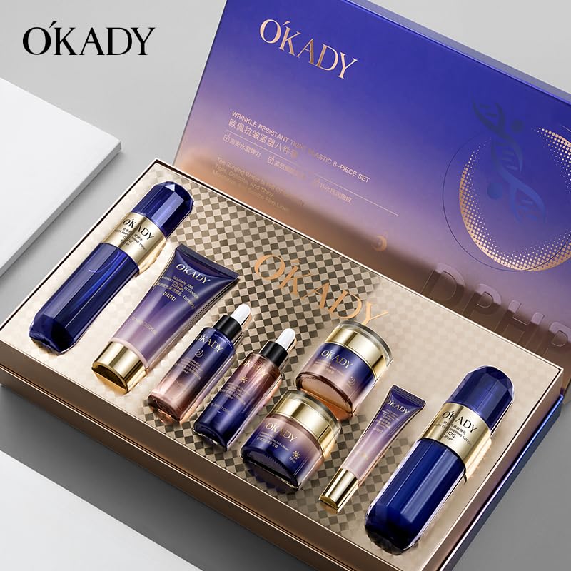 Skin Care Set Enzyme Skin Care Kit Beauty Gift Skin Kit For Women With 8 Pieces Valentine‘s day gift