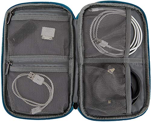 Travelon World Travel Essentials Tech Organizer - color: Peacock Teal