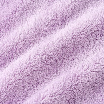 Berkshire Blanket Classic Extra-Fluffy™ Plush Blanket Twin Size, Soft Fuzzy Fluffy Long Hair Blanket for Couch Sofa Bed, Pastel Lilac Purple, 60x92 Inches - color: Pastel Lilac, size: Twin/Twin XL