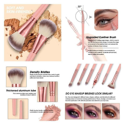 HGHDBT 70Pcs Pink Makeup Brushes Set Professional Makeup Kit Multi-functional Makeup Tool Set with Case Facial Makeup Accessories, Foundation Makeup Brush Kit Eye and Face Make up Brushes & Tools - color: Pink