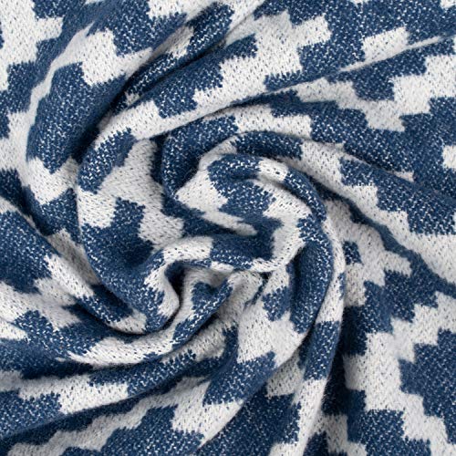 Komorebi Extra Large Picnic Blanket - 78” x 59” - Waterproof Outdoor Blanket, Foldable & Portable Sandproof Beach Blanket - Blue Travel Mat with Soft Cotton & Carry Handle - color: Blue