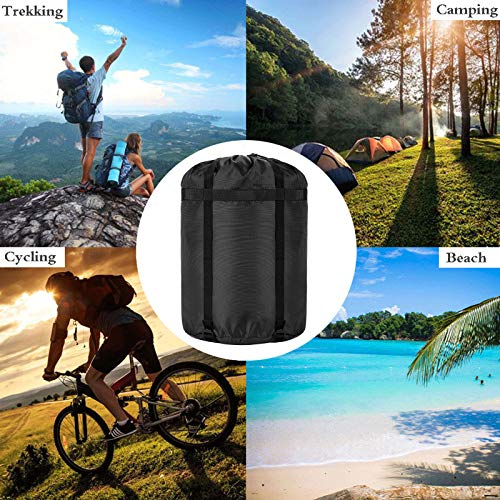 Compression Stuff Sack, 24L/36L/46L Sleeping Bags Storage Stuff Sack Organizer Waterproof Camping Hiking Backpacking Bag for Travel - Great Sleeping Bags Clothes Camping - color: 46L 2-PACK
