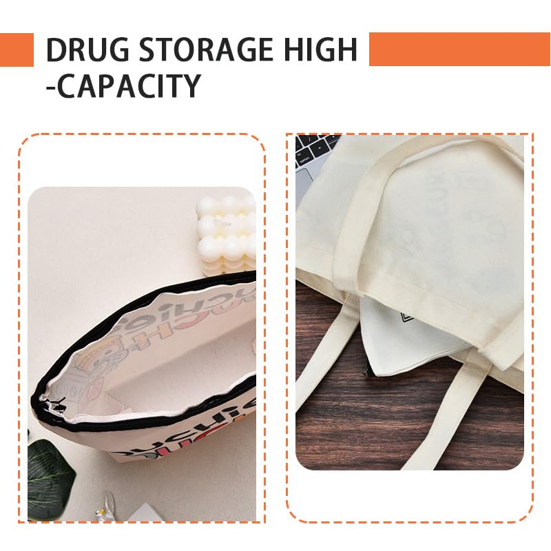 The Ouch Pouch Medicine First Aid Bag for Travel Camping Toiletry Bags with Zipper First Aid Kit Meds Storage Bag Funny Ouchie Pouch for Daughter Friend Birthday Christmas Gifts for Women Men - style: Ouchie Pouch