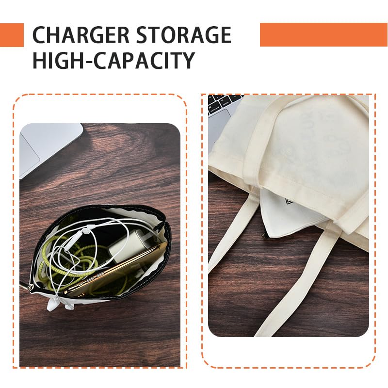 Chargers Travel Organiser Bag for Women Men Charging Cables Cosmetic Storage Bag Makeup Pouch for Friend Birthday Gifts for Sister Brother Toiletry Bags travel chargers Makeup Cosmetic Bags - style: Travel Charger