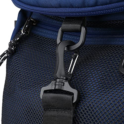 Kalesi Gym Duffle Bag Backpack 4-Way Waterproof with Shoes Compartment for travel Sport Hiking laptop (dark blue) - color: Dark Blue