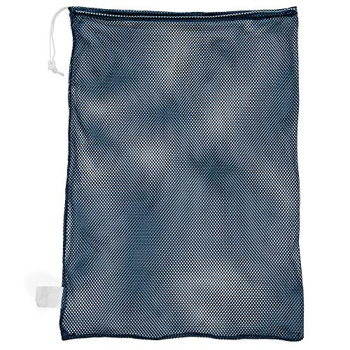 Champion Sports Mesh Equipment Bag – Heavy-Duty Nylon Drawstring Bag with Lock & ID Tag, Breathable Storage Sack for Balls, Swim Gear, Laundry & Toys, Multiple Sizes & Colors - color: Navy, size: 24" x 36"