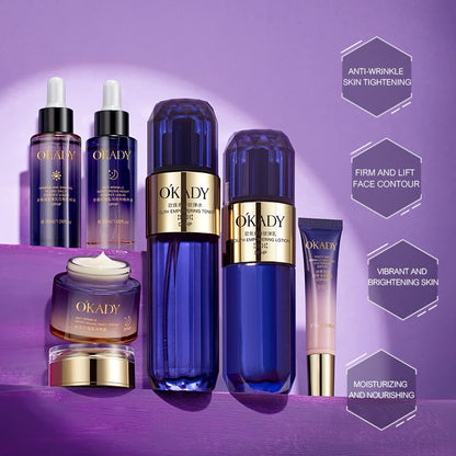 Skin Care Set Enzyme Skin Care Kit Beauty Gift Skin Kit For Women With 8 Pieces Valentine‘s day gift