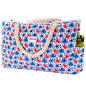 Beach Bag and Pool Bag Has Cooler Pocket, 7 Pockets Total, Zip Top. Family Size Waterproof Beach Tote - color: Underwater World