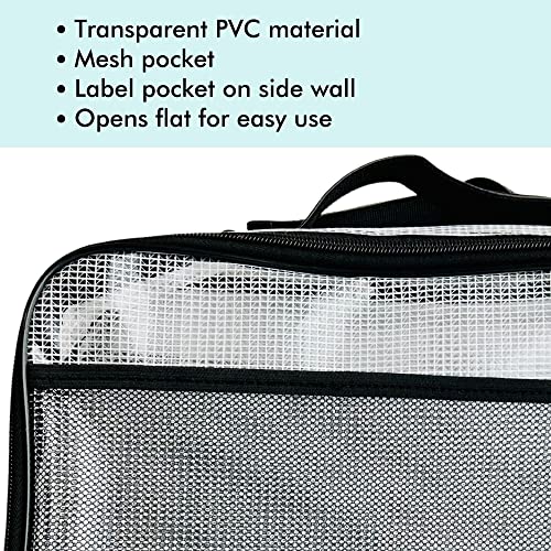 4PC Large Mesh Storage Bag for Board Games, Puzzles, Toys, Supplies, Zippered Bags for Organization Compatible with Legos and Doll Storage (4pc Mesh Bags)
