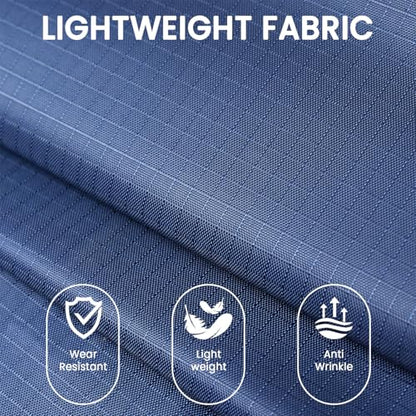 BAGAIL 6 Set Ultralight Compression Packing Cubes Packing Organizer for Travel Accessories Luggage Suitcase Backpack - color: Navy70D, style: Mesh Pattern