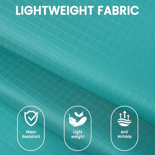 BAGAIL 6 Set Ultralight Compression Packing Cubes Packing Organizer for Travel Accessories Luggage Suitcase Backpack - color: Teal70D, style: Mesh Pattern