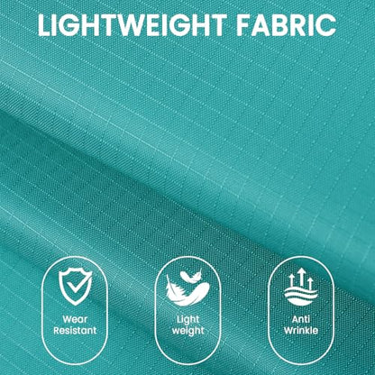 BAGAIL 6 Set Ultralight Compression Packing Cubes Packing Organizer for Travel Accessories Luggage Suitcase Backpack - color: Teal70D, style: Mesh Pattern