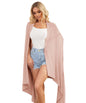 Tencel Cashmere Shawl Wraps for Women,Pashmina Stole Airplane Travel Wool Scarf Blanket Wrap Lightweight UPF 50+ - color: Pink