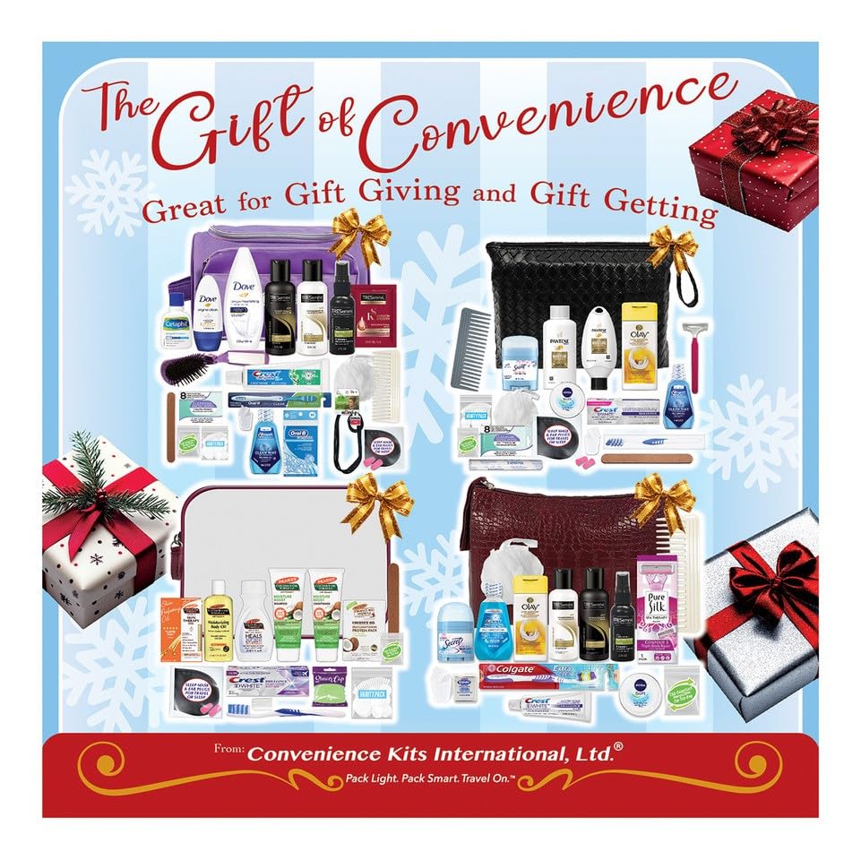 Convenience Kits International Women’s Premium 20-Piece Kit with Travel Size TSA Compliant Essentials in Stylish Cosmetic Bag - style: Patene Kit